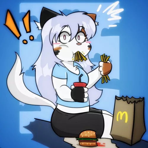 this is why her shirt won't fit (art by me)