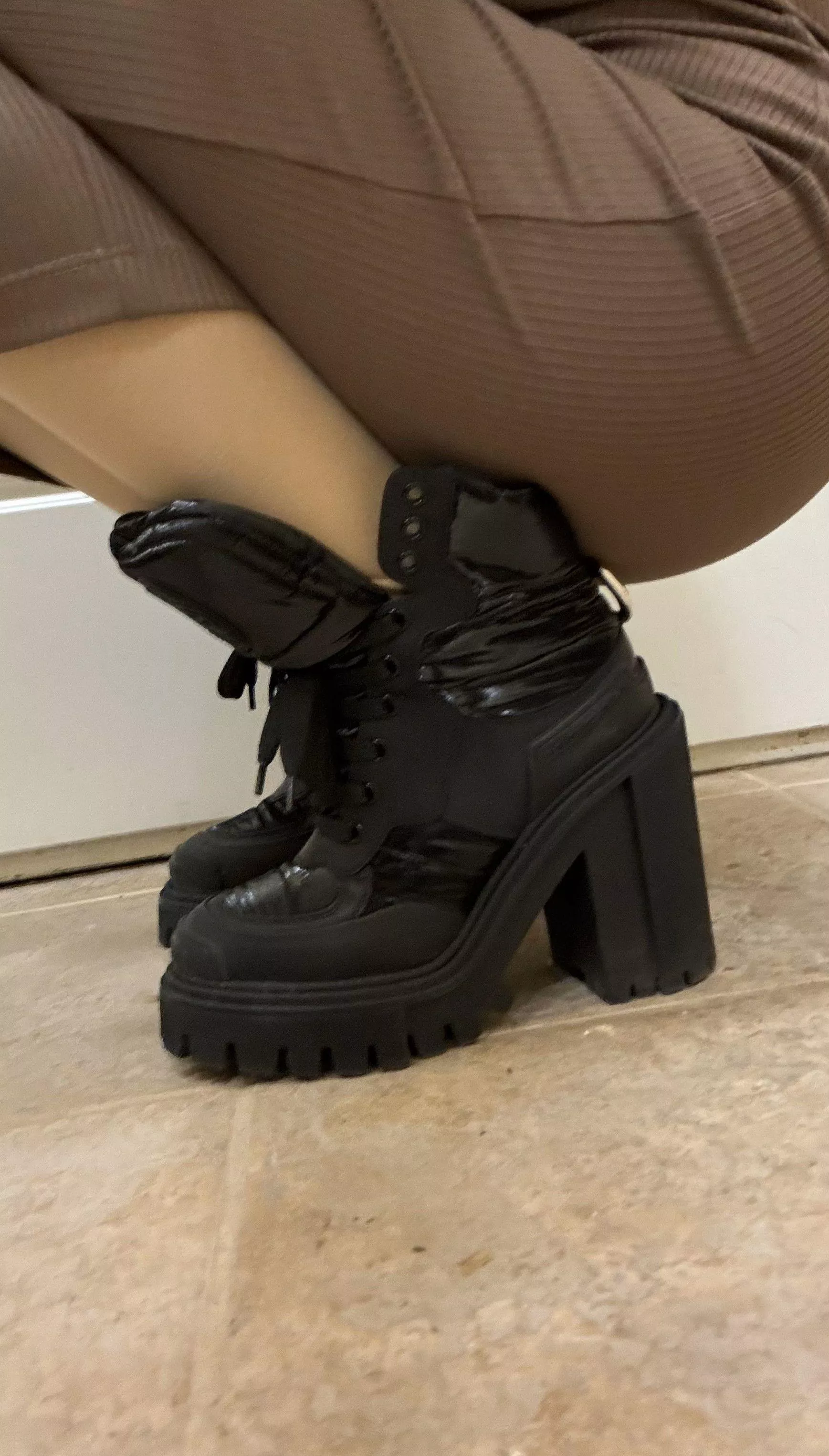 When a woman in boots walks in, everyone knows they're in for a wild night.