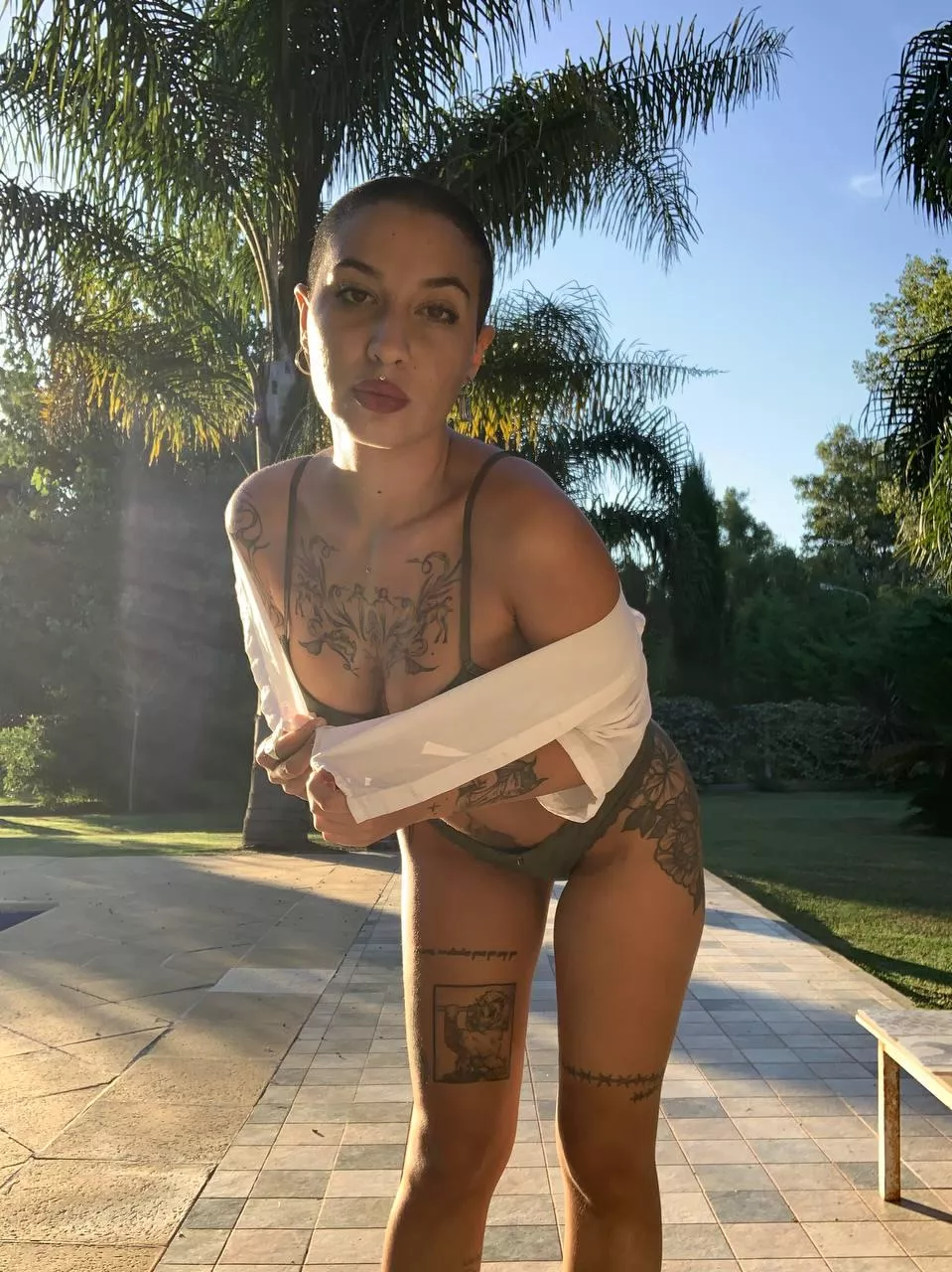 With only my eyes look you can see how slutty I am