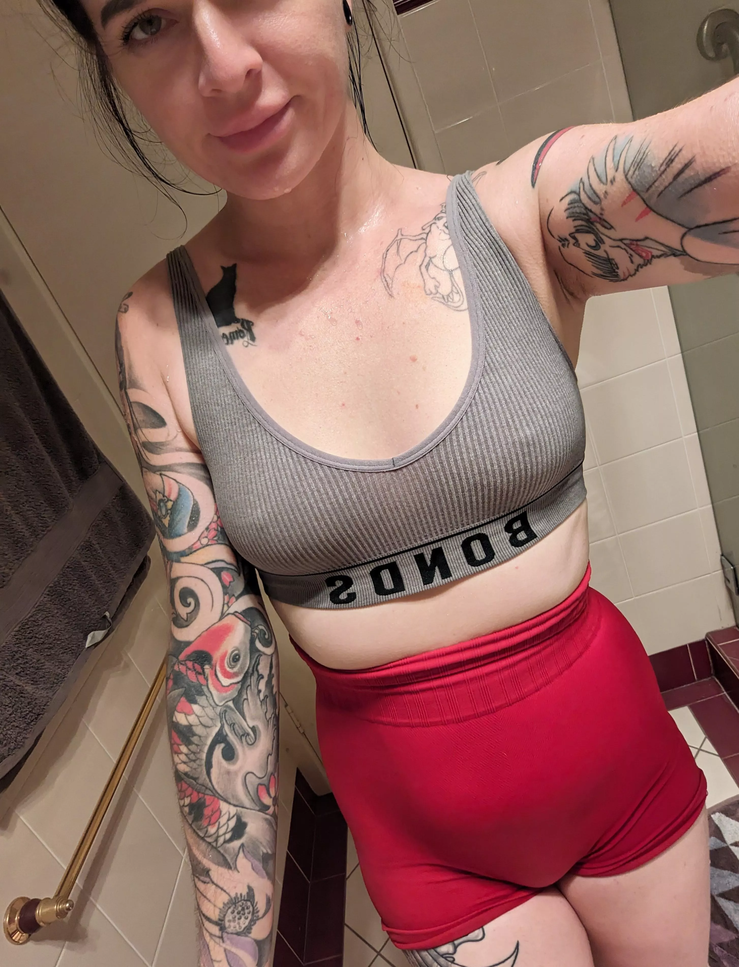 Working out just does things to me