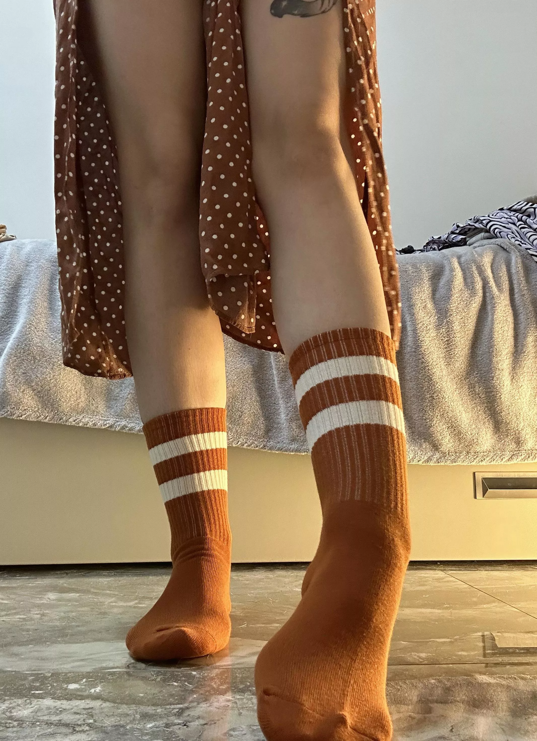 You can be a good boy at my feet.