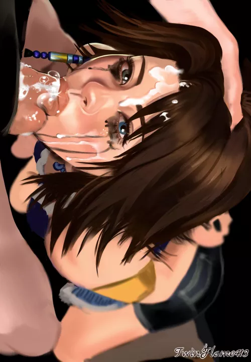 Yuna gets her throat used [Final Fantasy X-2] (TwinFlame413)