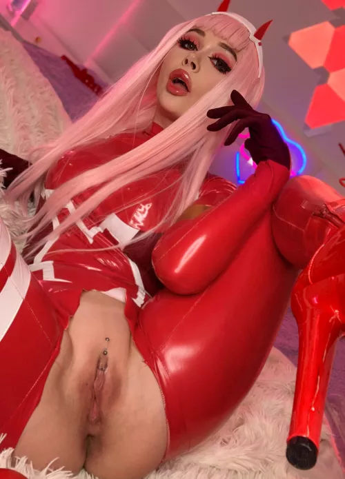 Zero Two from Darling in the Franxx by Purple Bitch 