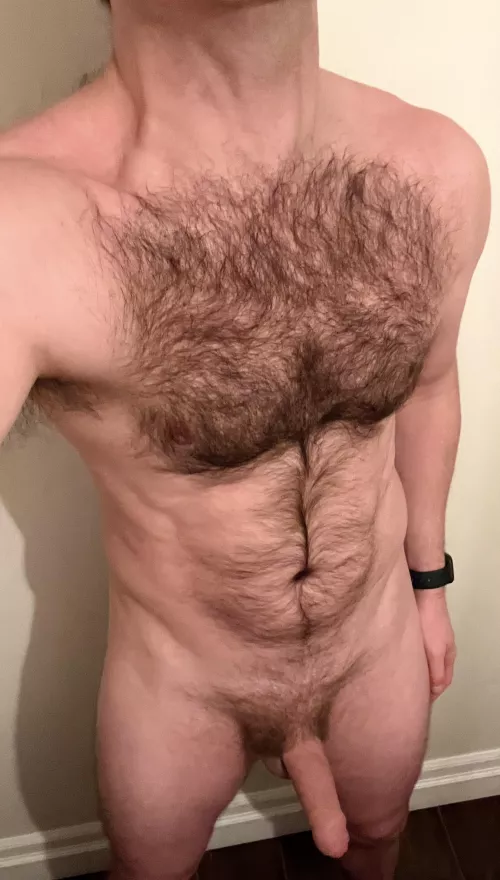 (35) Hairy Chicago dad on display. If I asked nicely, would you run your hands through my chest hair?