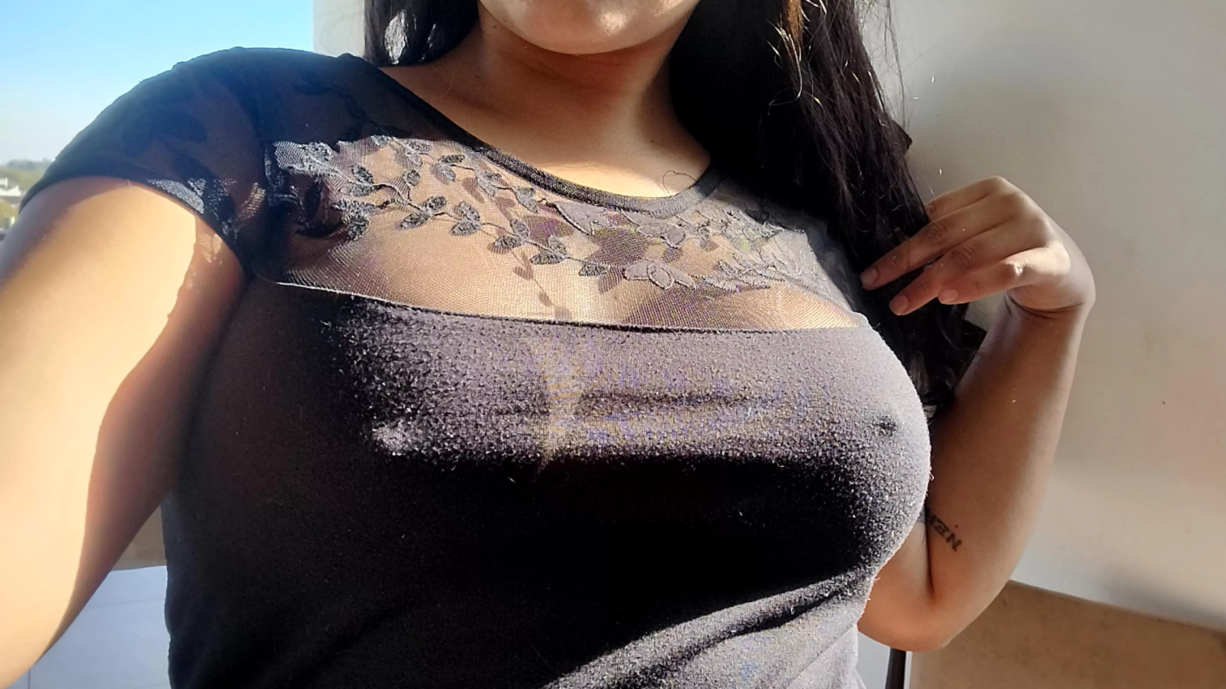 A photo before going outside 