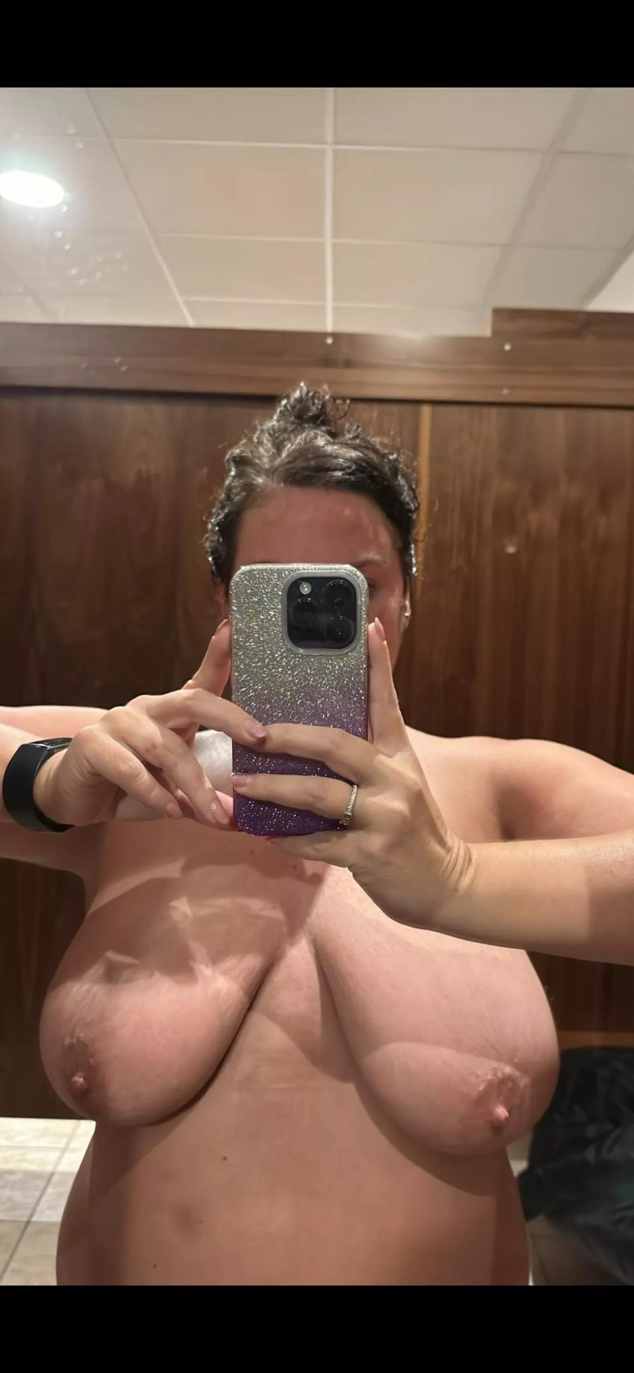 At the gym 
