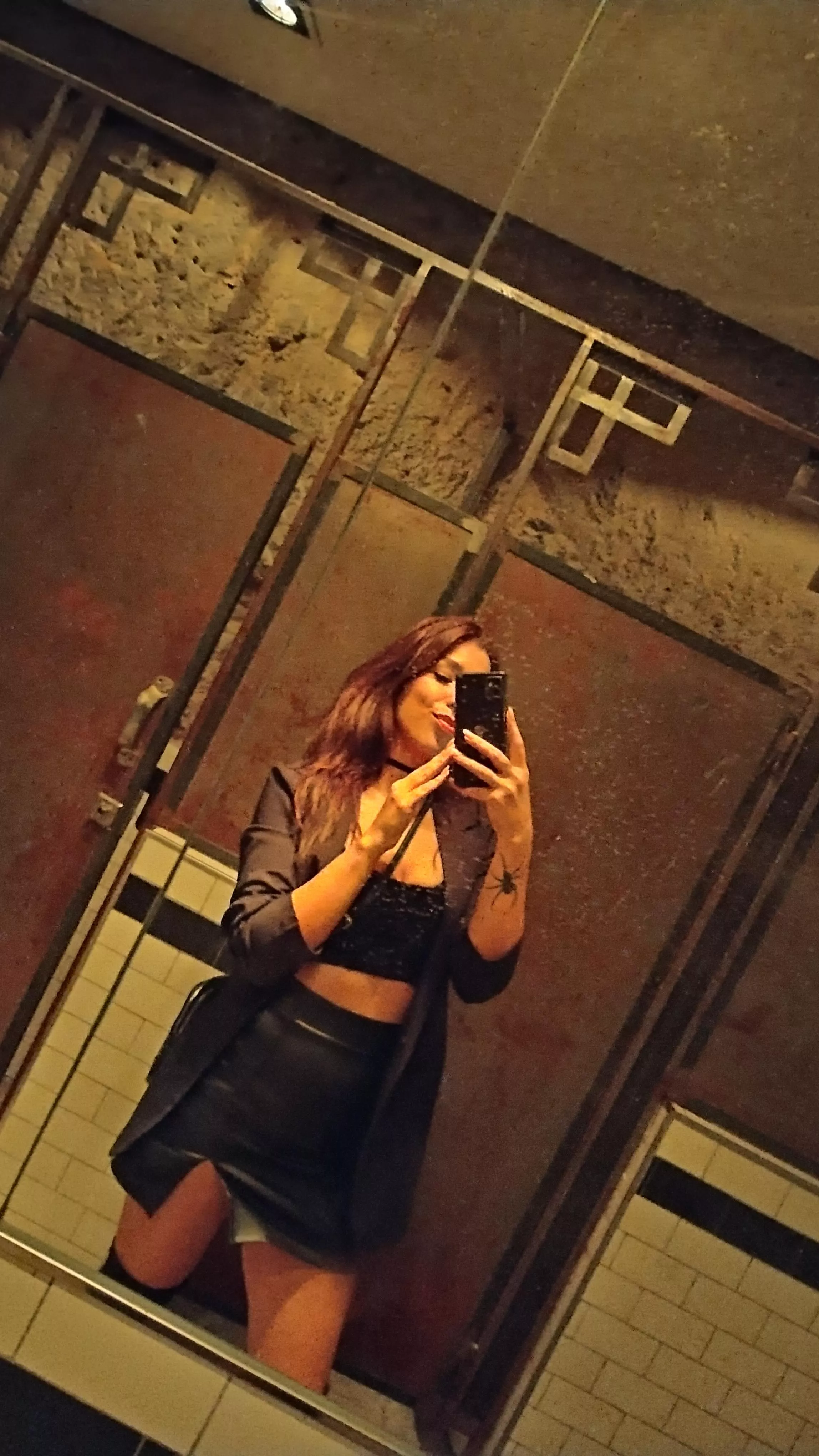 at the party