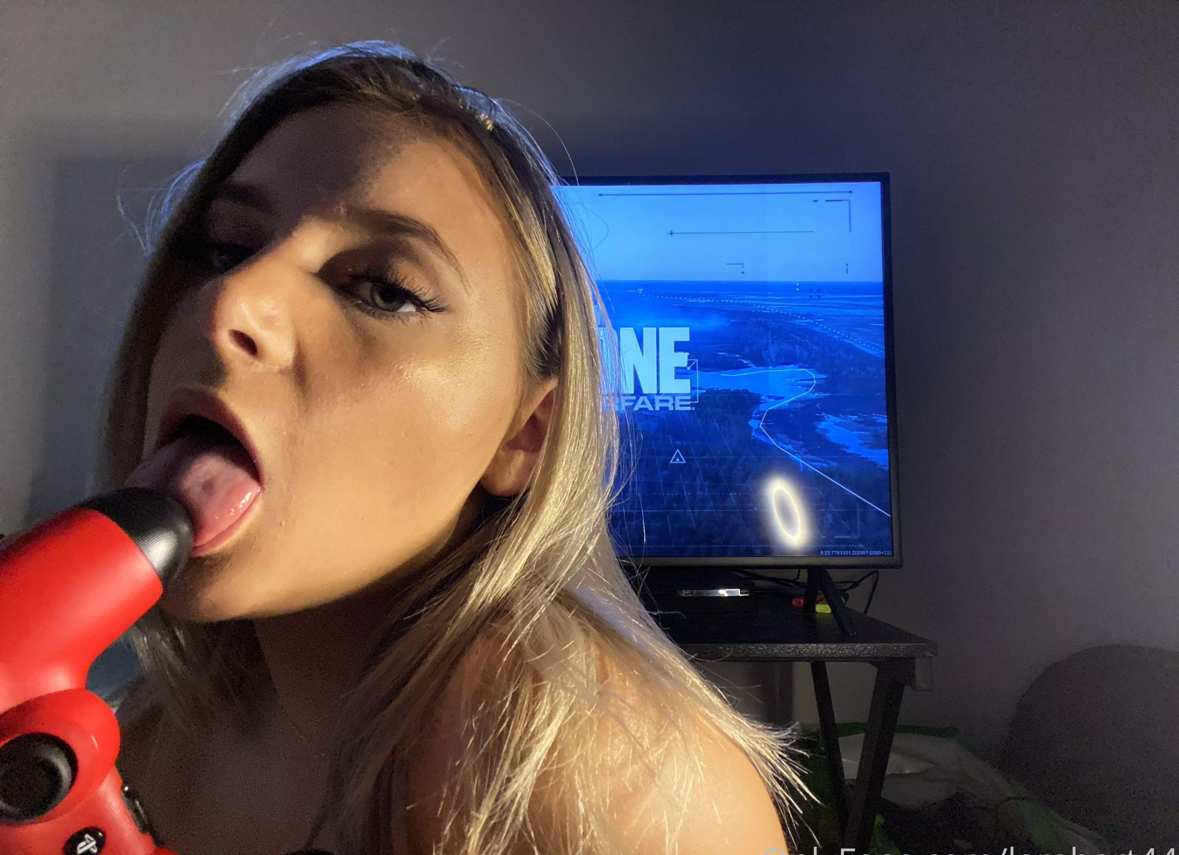 Can you play COD & I’ll watch but every time you get a kill I put my mouth on your cock & suck? How long would you last?