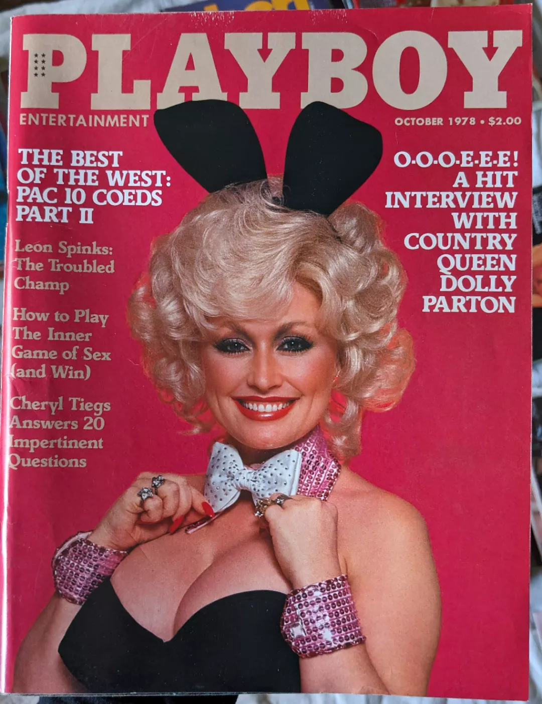 Dolly Parton cover. October 1978.