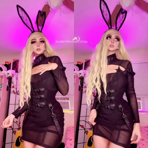 Goth bimbo bunny babe by emeryfennec 