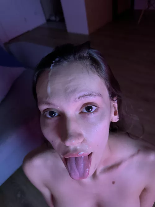 I think I have more on my face for your sperm.