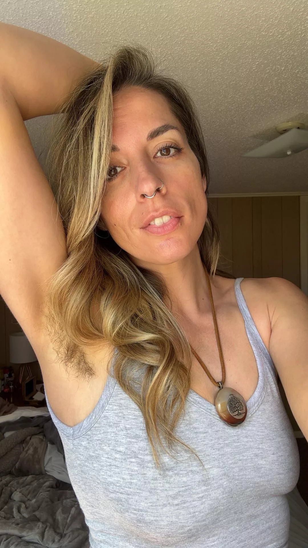 I’ll never shave again. It feels so sexy being natural 