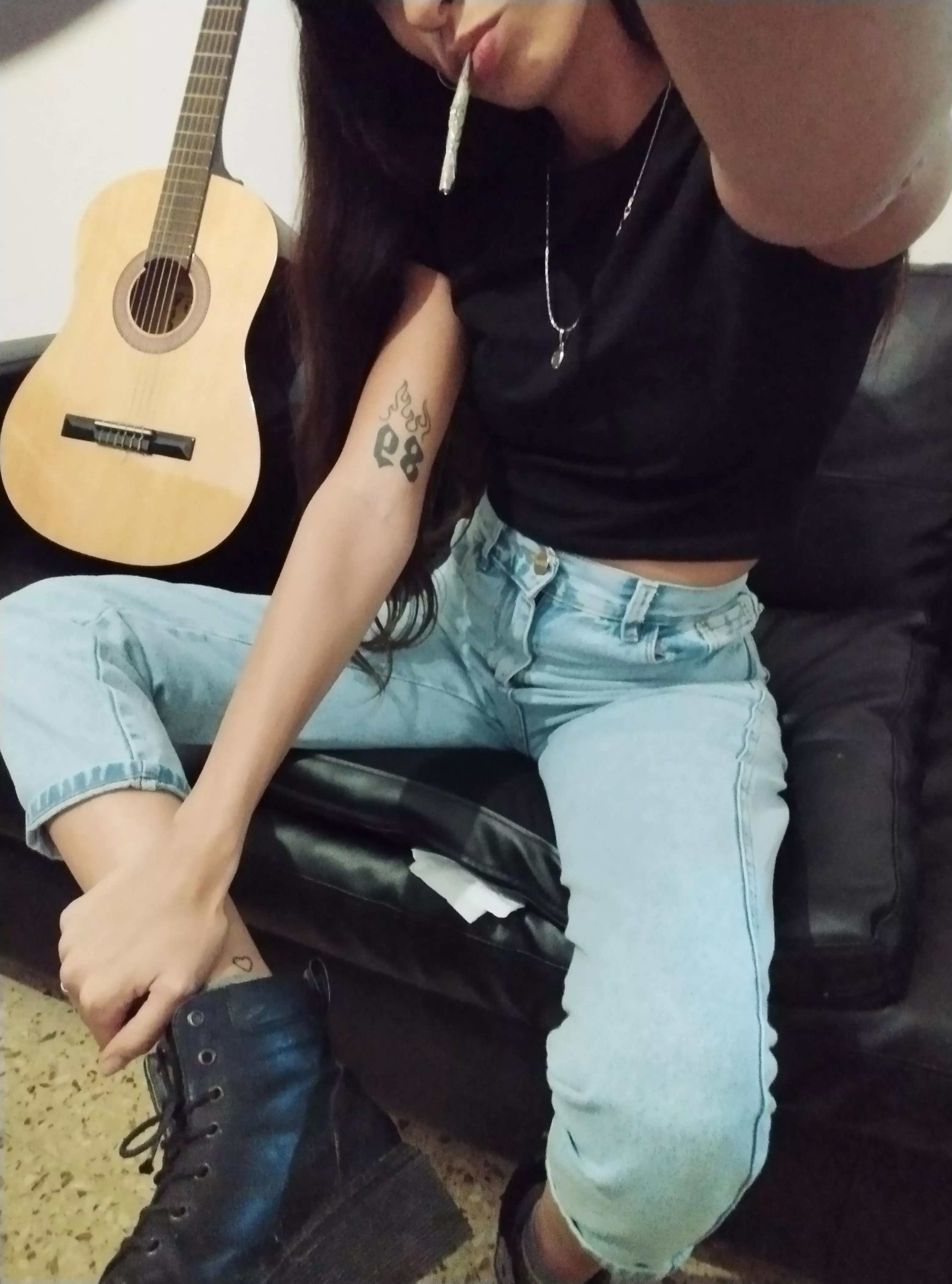 Im a rock woman. I love the boots