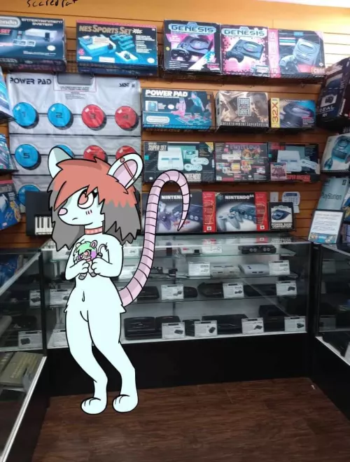 It's world rat day :3 so here’s a rat in my favorite place ( art by me ) 