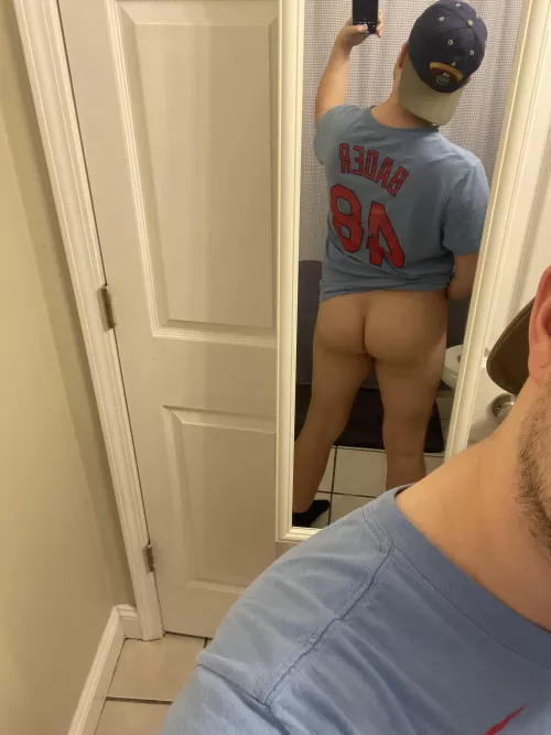 Join me in the shower after the baseball game?