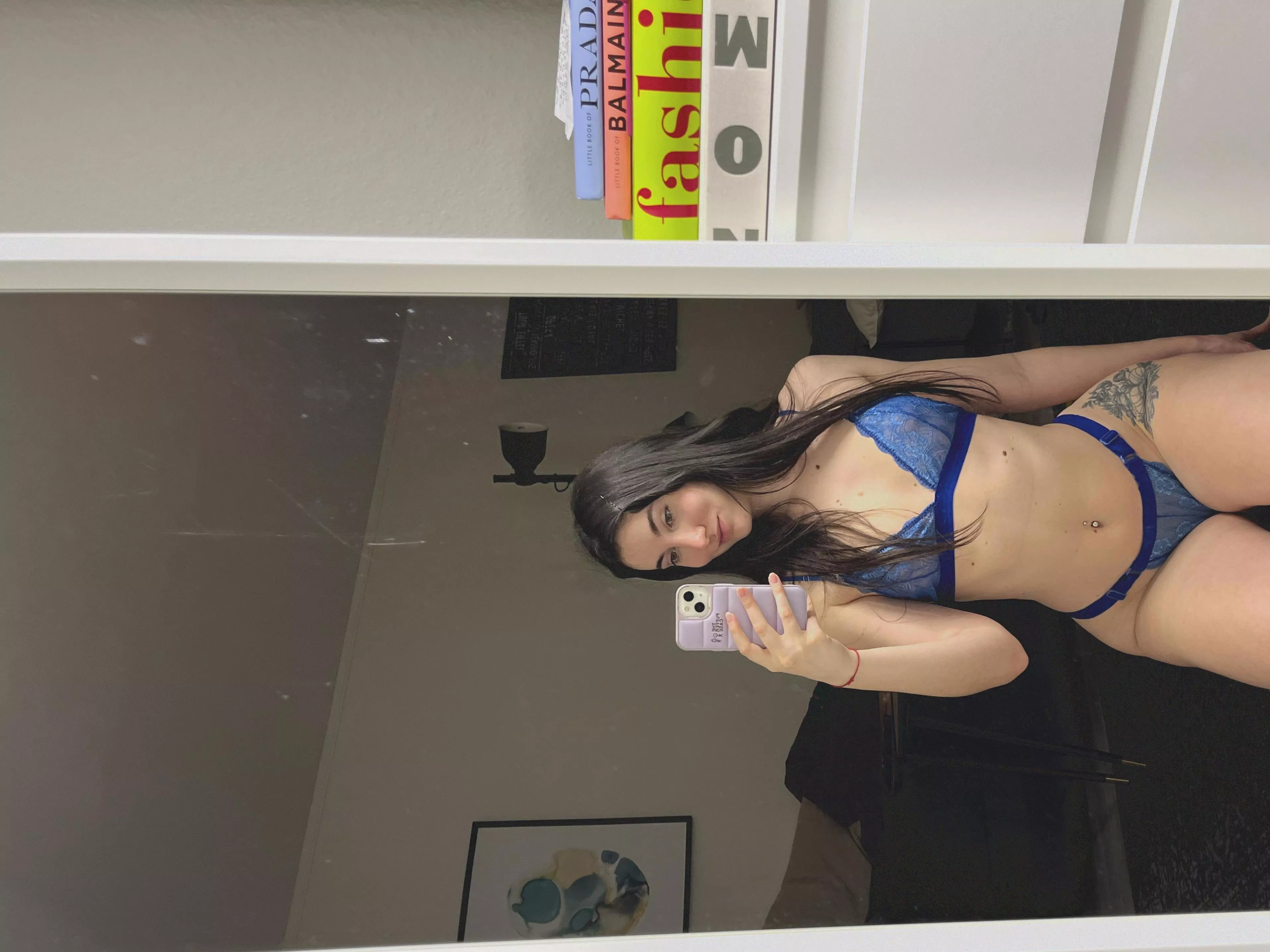  Let me slide these off for you 