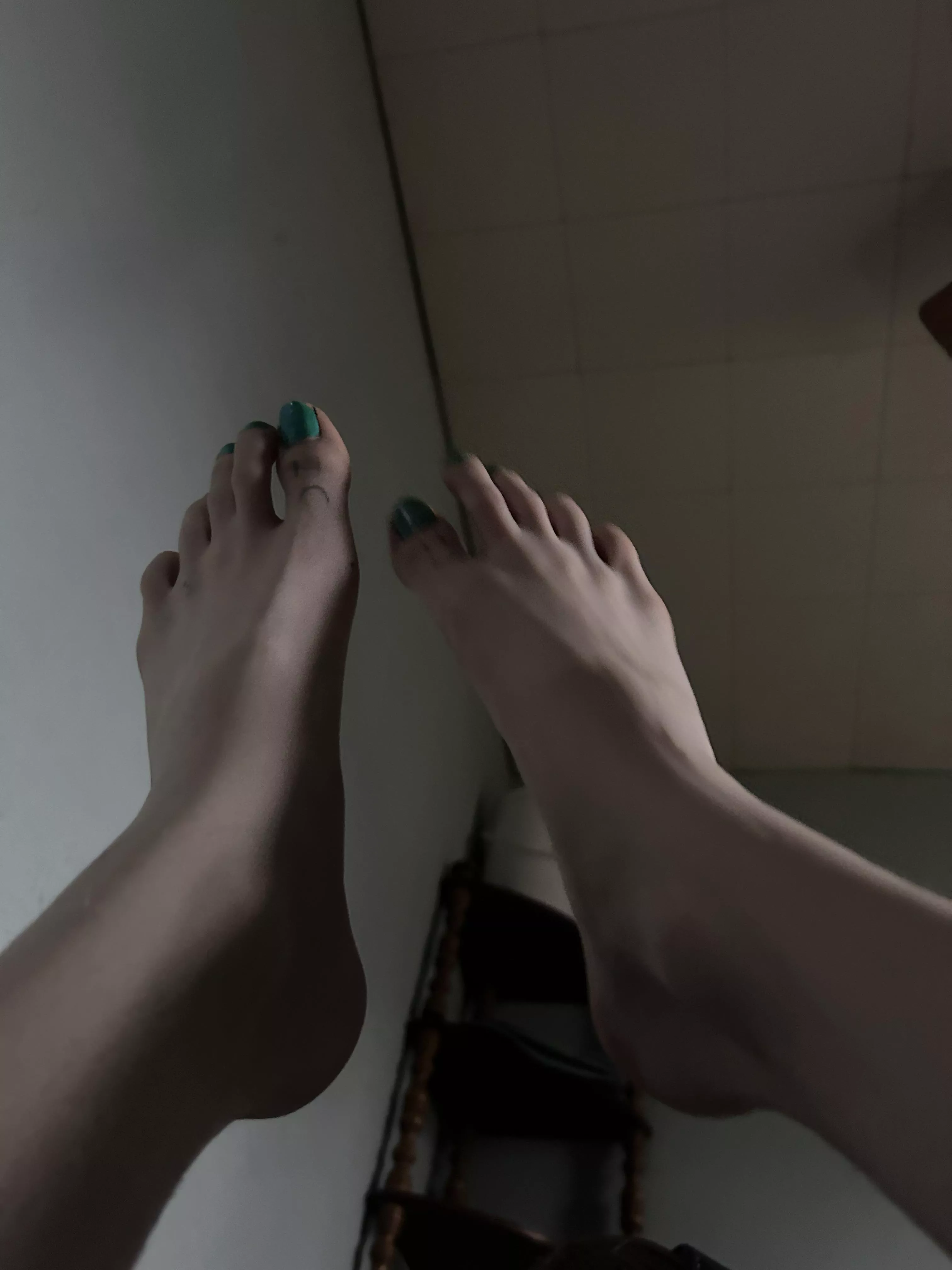 Lick between my toes