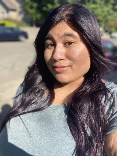 more purple hair selfies 