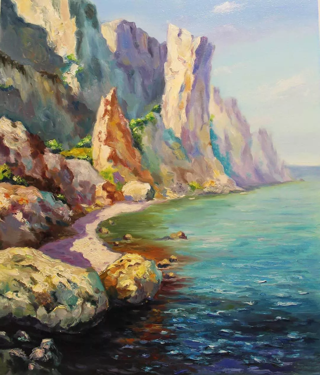 Near the Black sea. My oil painting on canvas