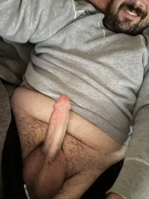 No better feeling than being cozy and horny on a chilly spring day