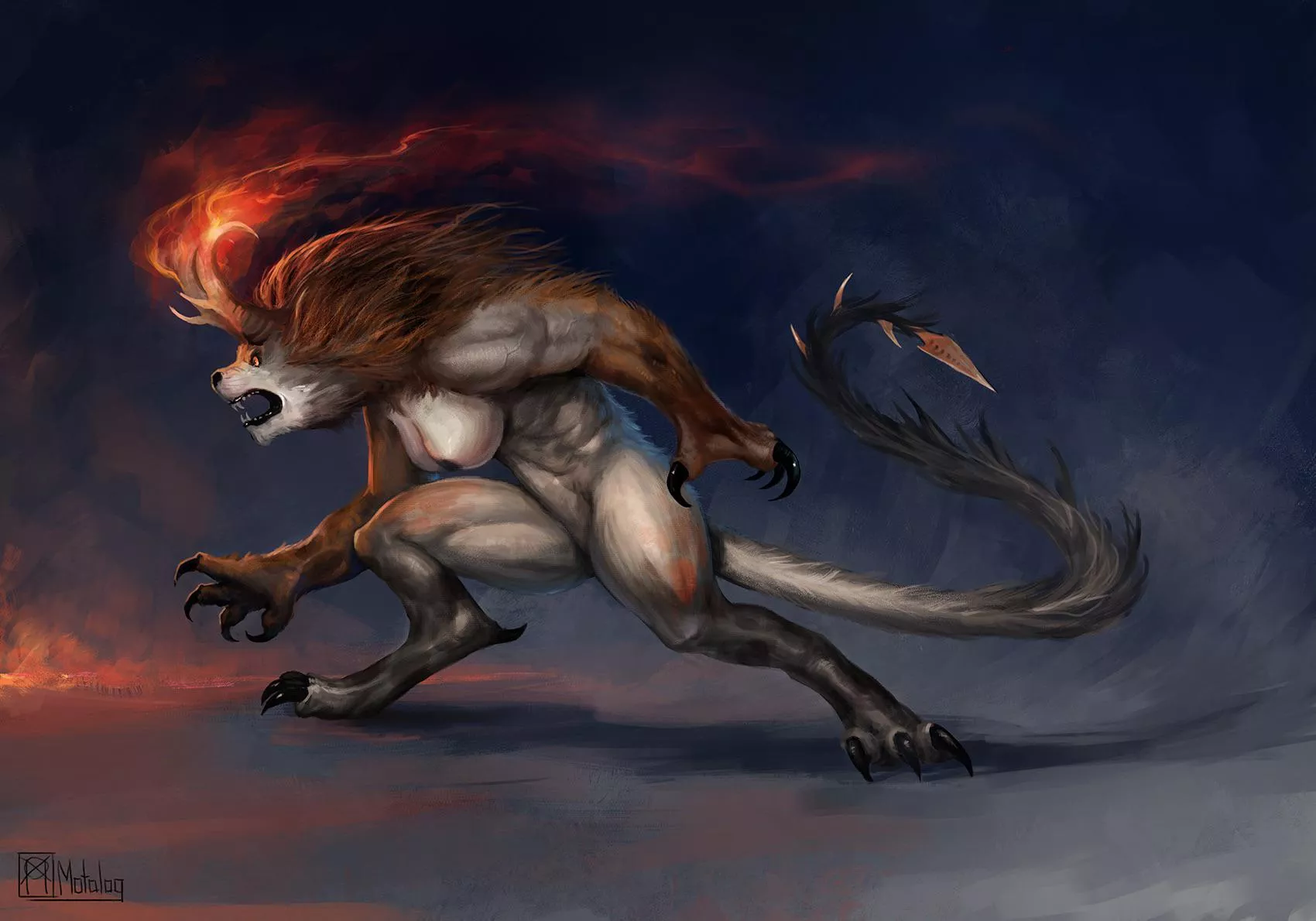 [OC] demonic form