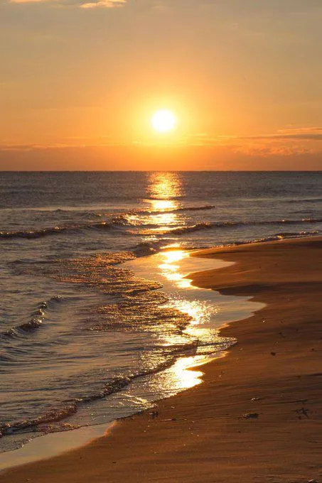Sunrise on beach