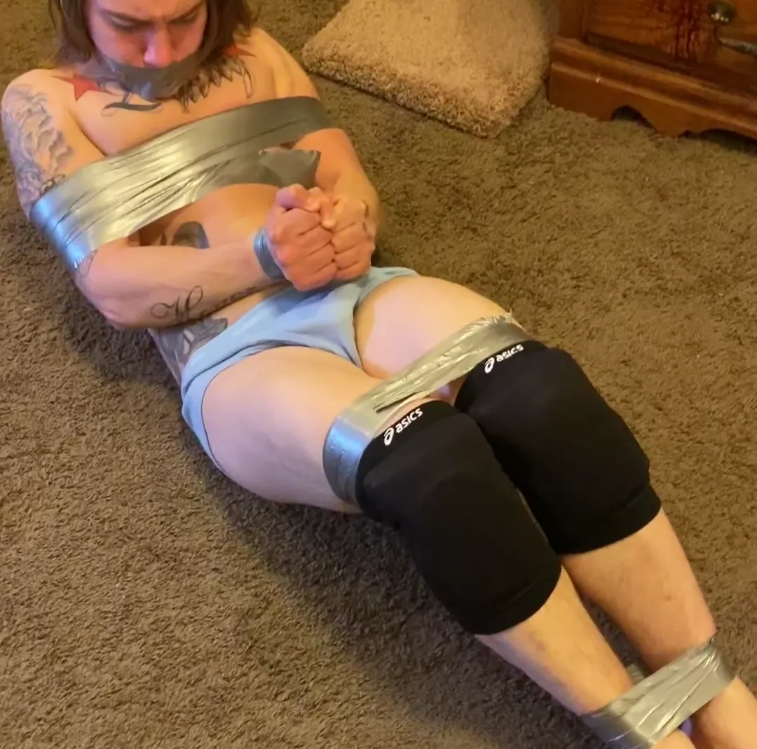 Taped up