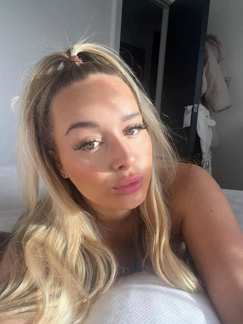 The blonde is always up for a ride