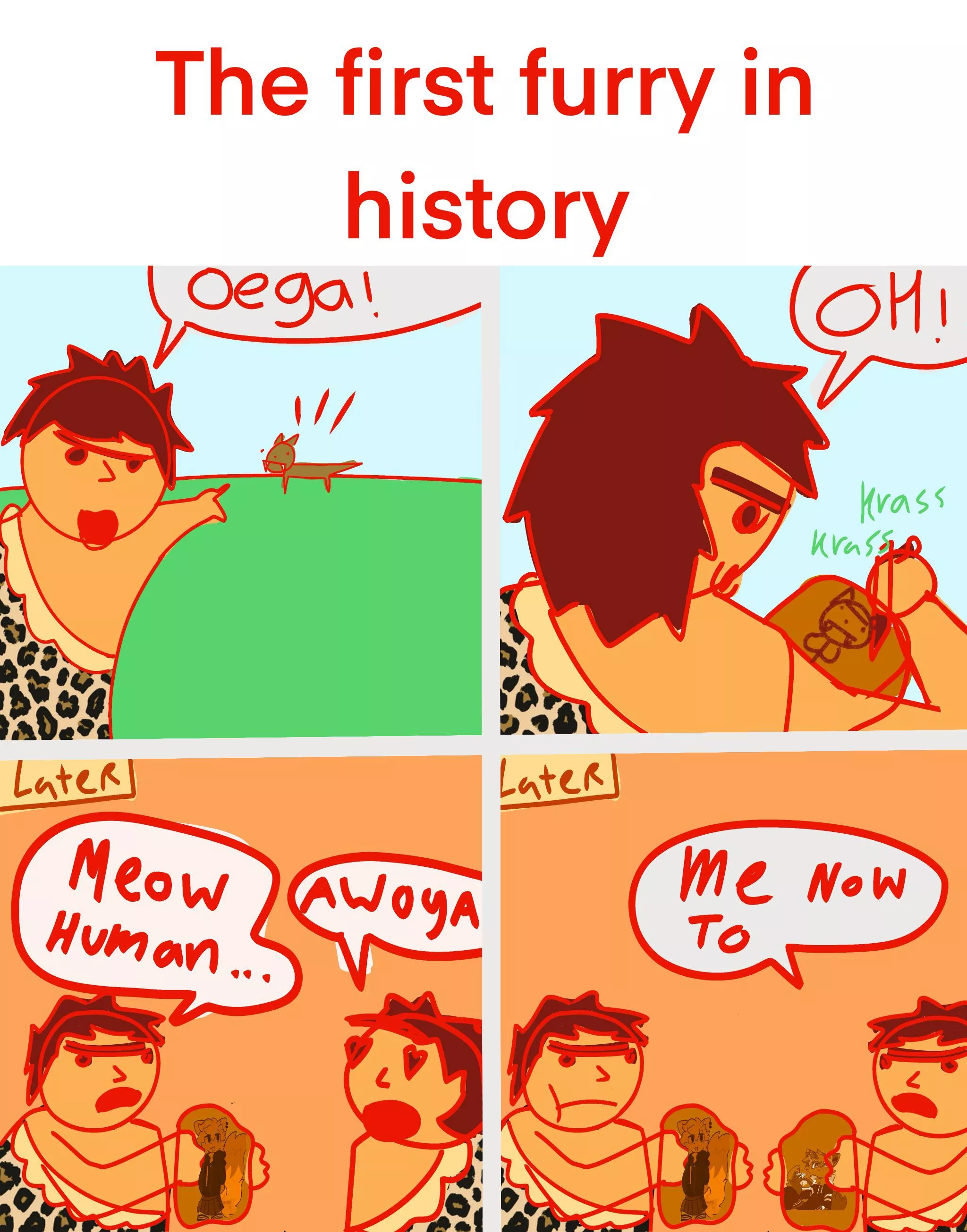 The first furry in history [OC]