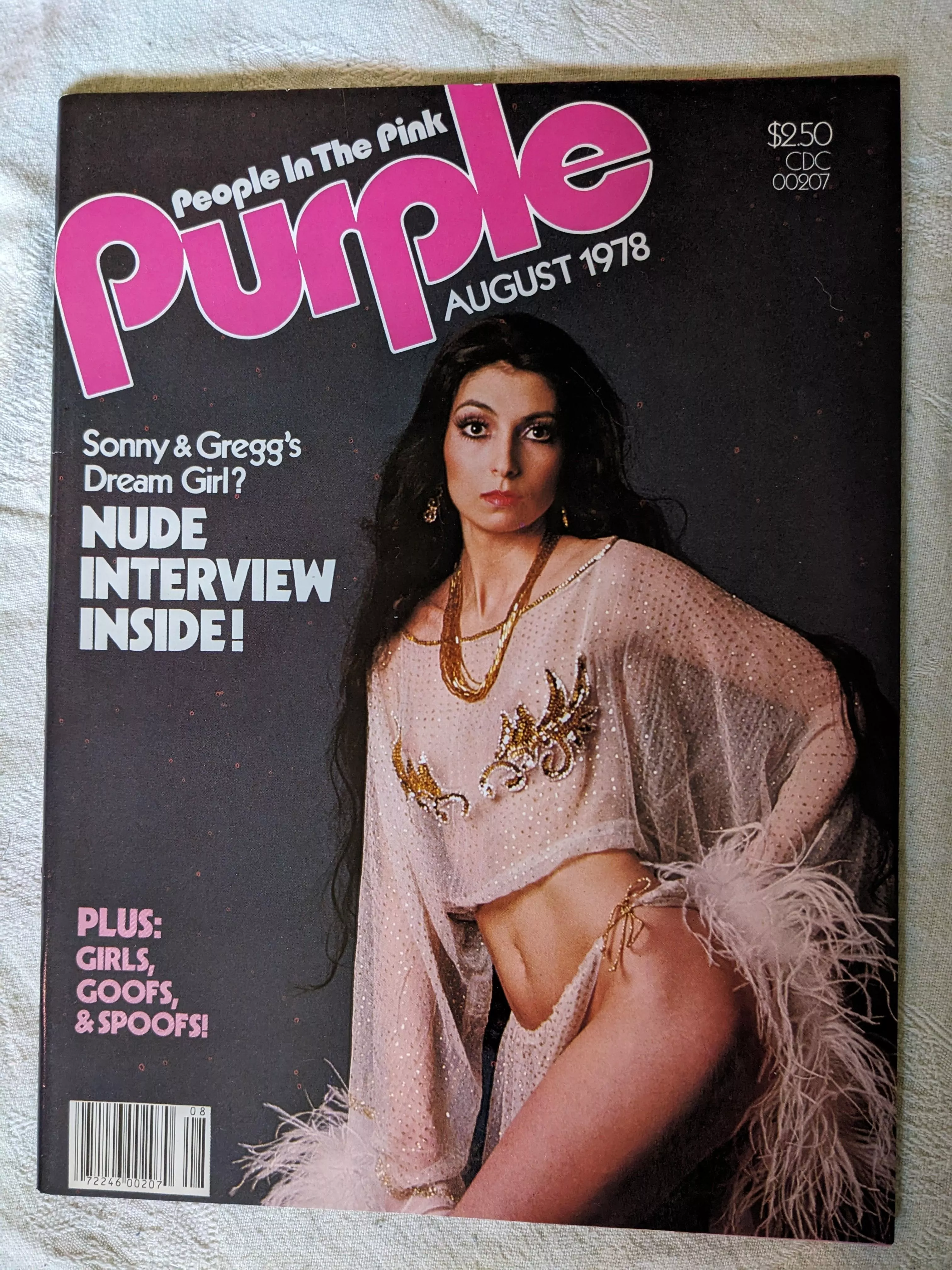 The only Purple magazine I have found so far in this inherited collection. August 1978.