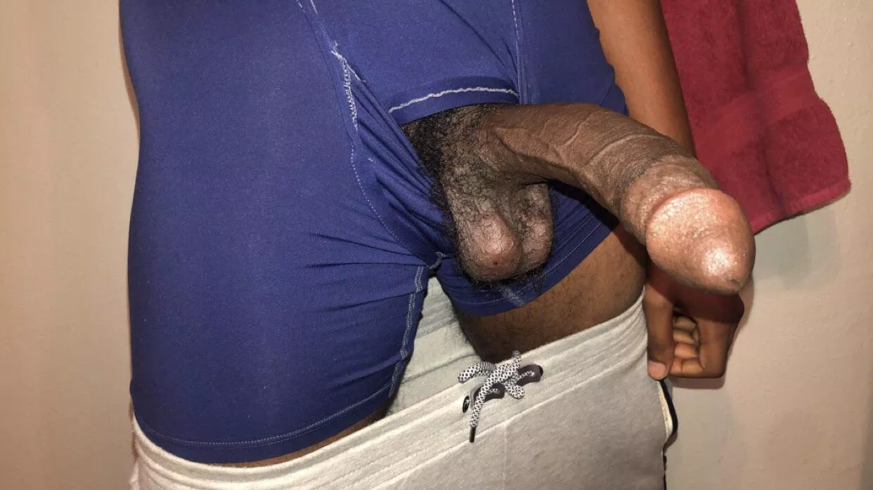 What you doing if I pull my shorts down?
