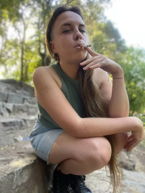 you want to see me smoke for you?