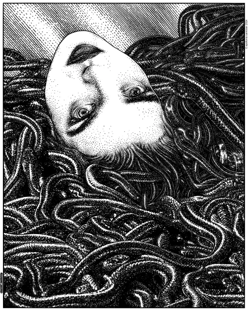 A brief glimpse of terror by Apollonia Saintclair