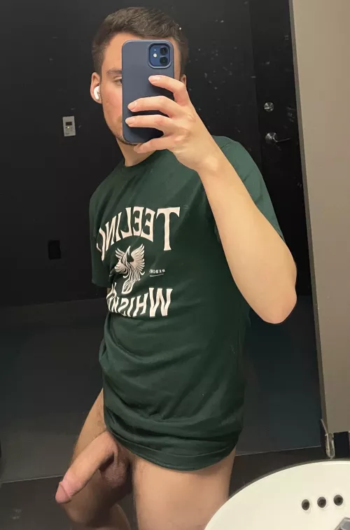 About to jump in the shower