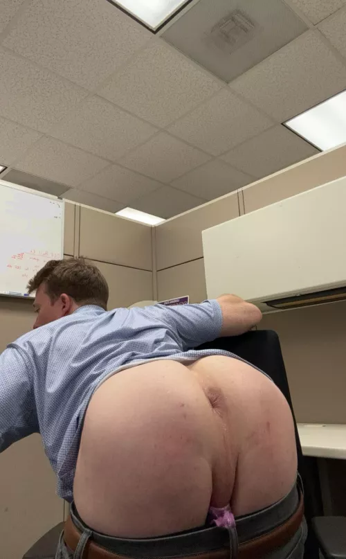 Adjusting my cubicle chair