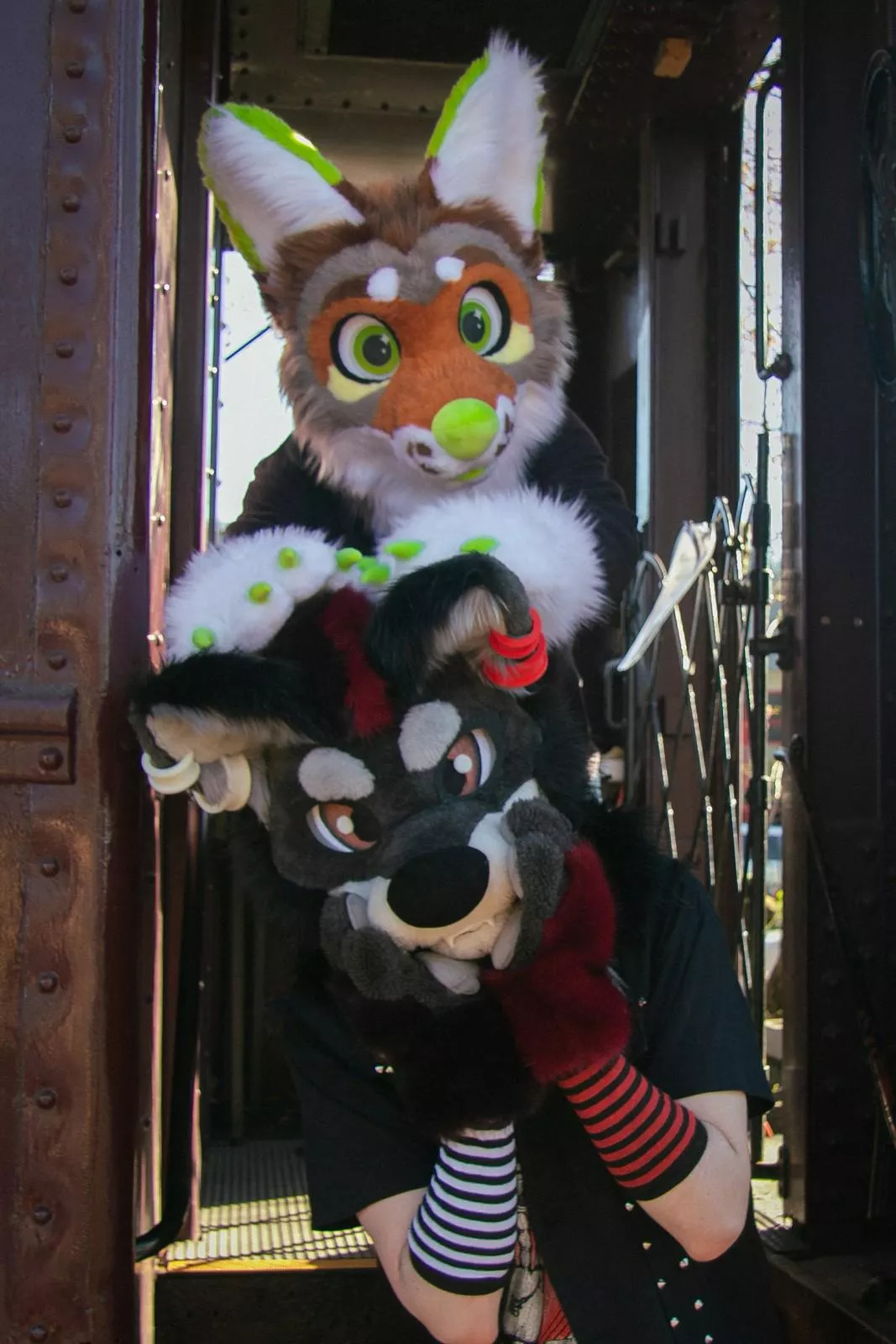 All aboard for Fursuit Friday! Can we see your tickets?