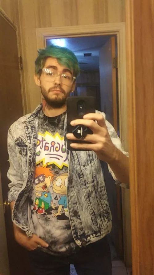 Before my hair faded.