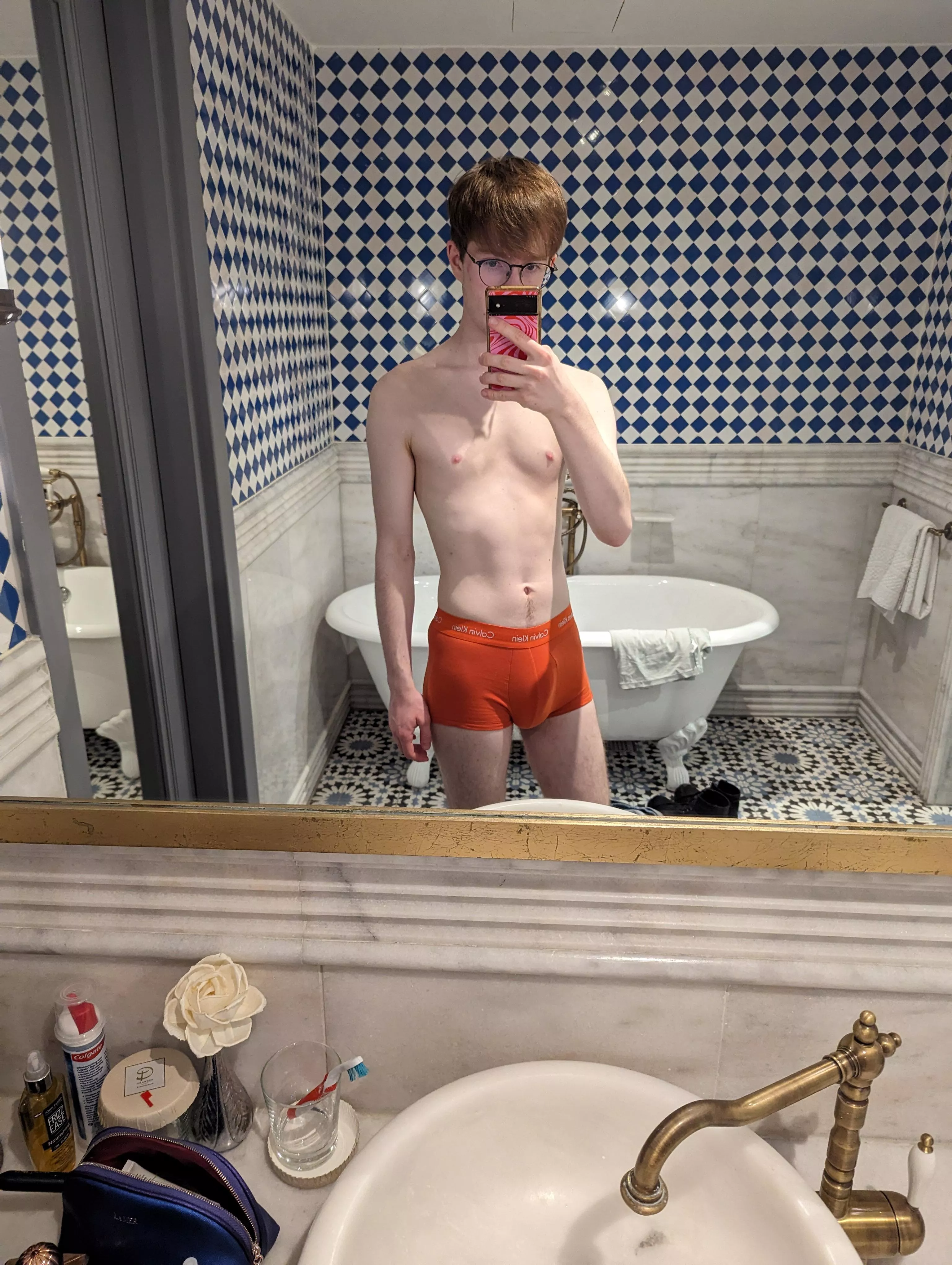 bend me over the bathtub [19 UK]