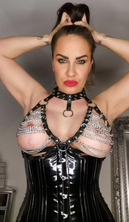 Check out my new shiny corset