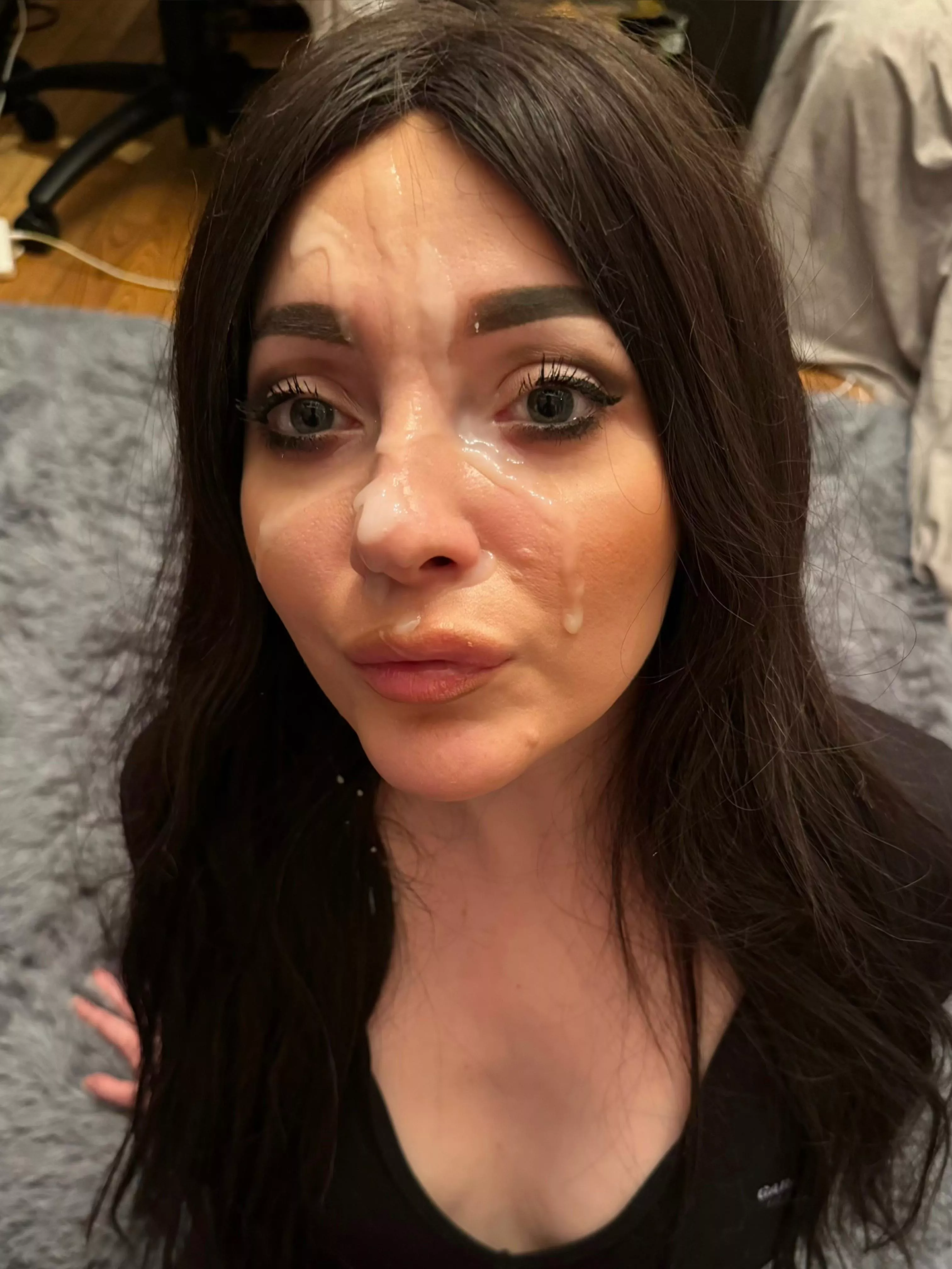 Cum looks cute on me