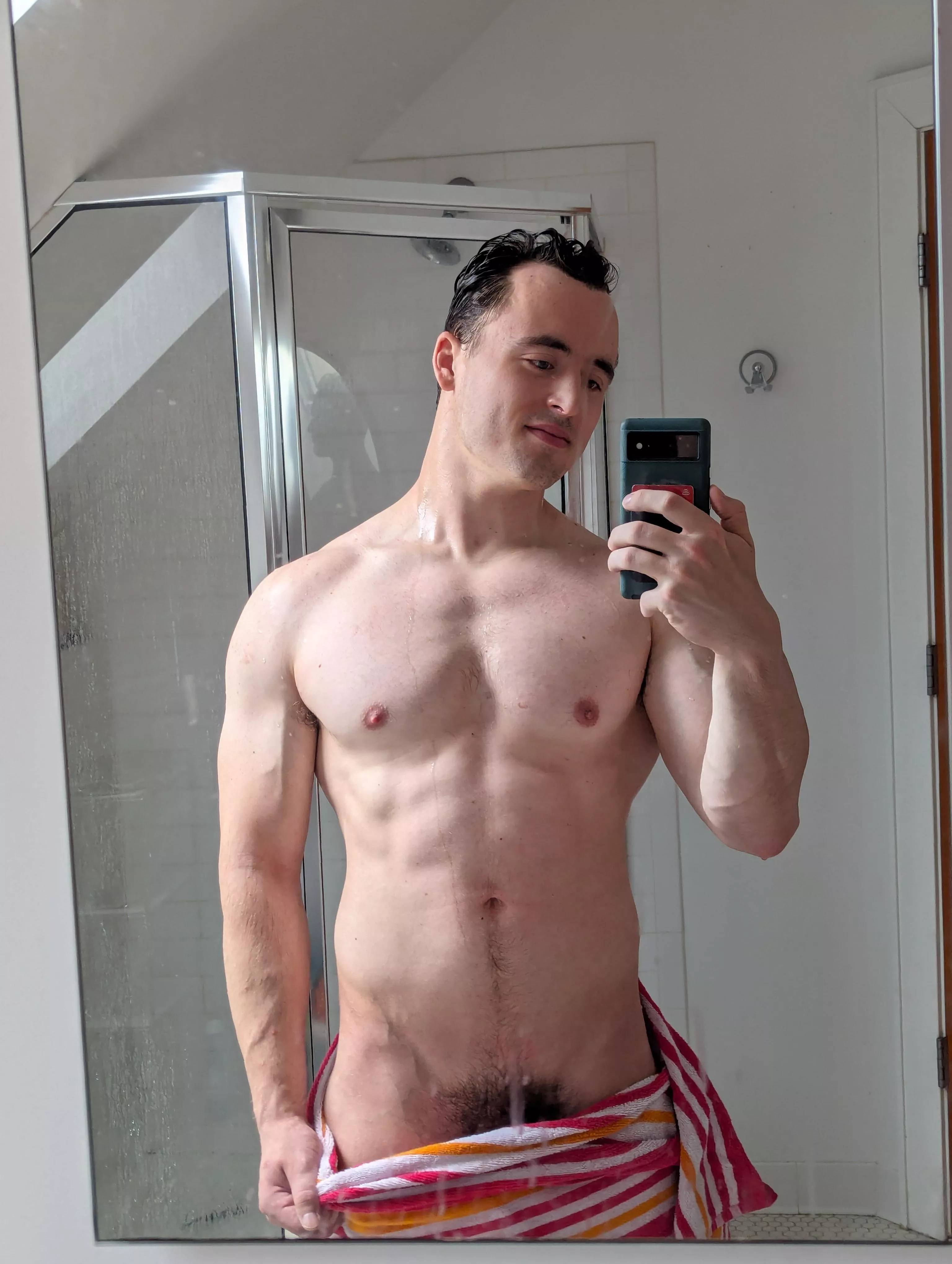 Do we like fresh shower pics?