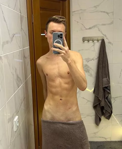 Do you want me to remove the towel? 😈