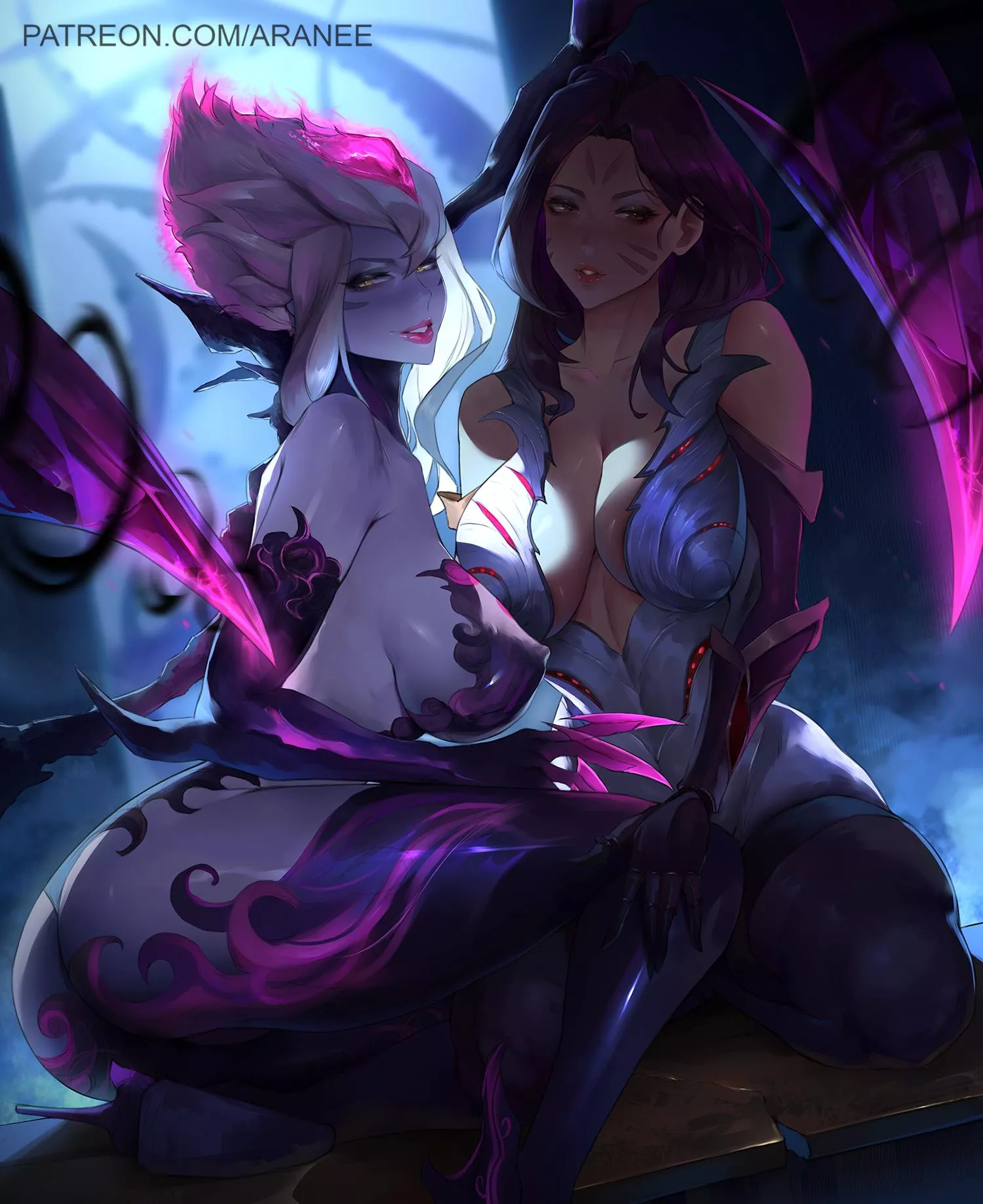 Evelynn and Kai'sa. (Ara_twr)