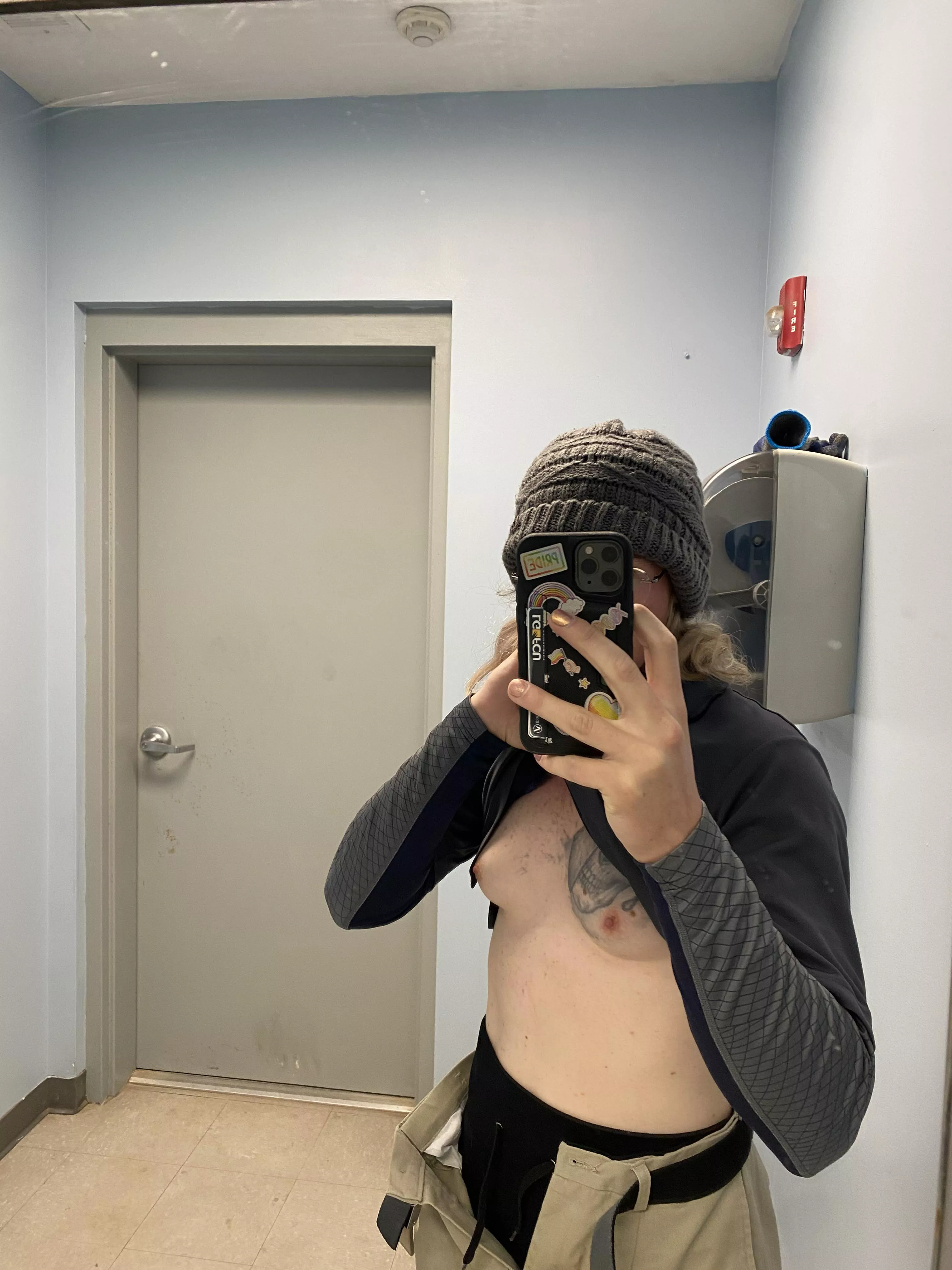 Felt super horny at work