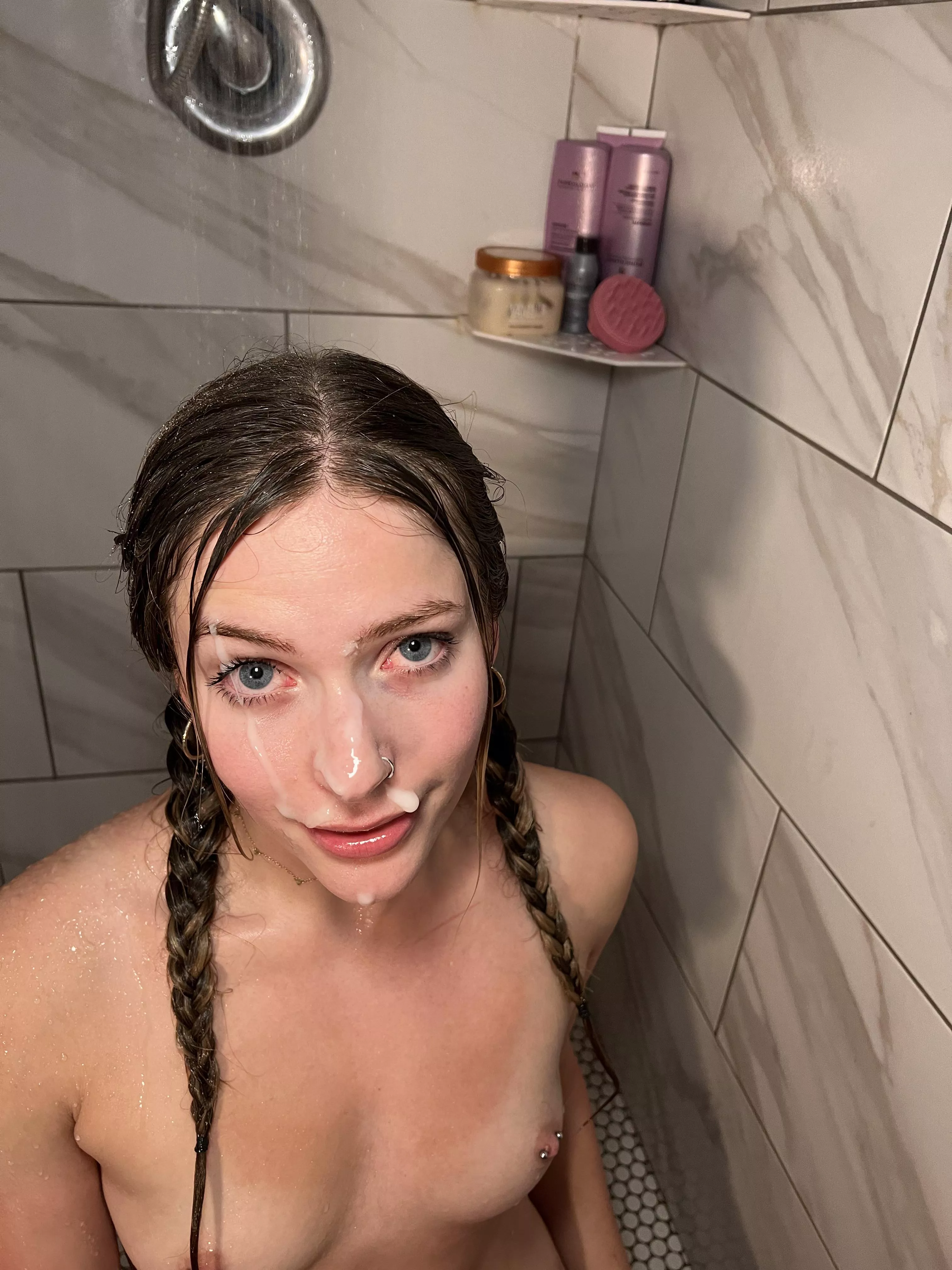 First facial in the shower and I’m ready for more