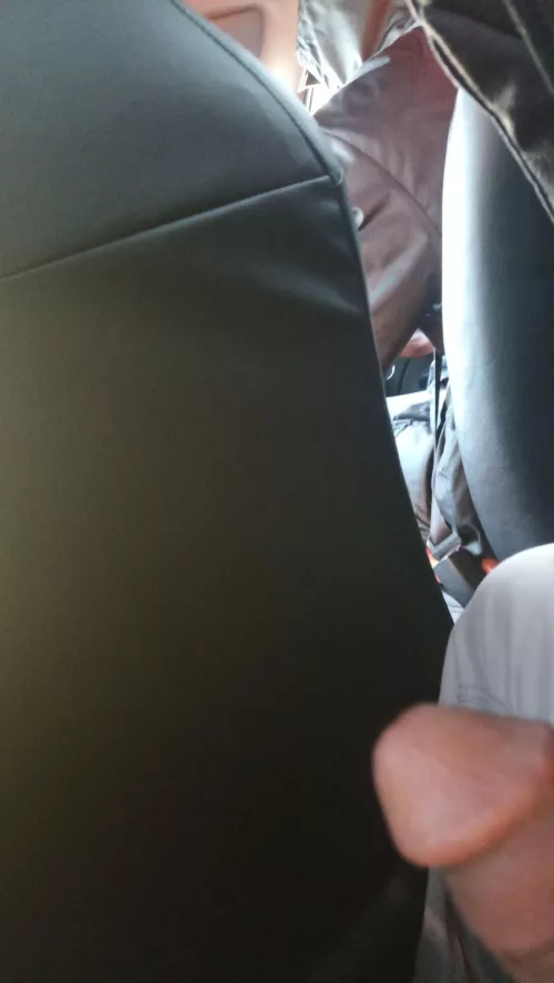 First time doing something this risky 🙈 was sooo nervous! Wonder if my Uber driver noticed 🤭🔥