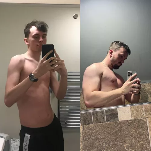 Happy to share a progress pic - 2020 vs 2024