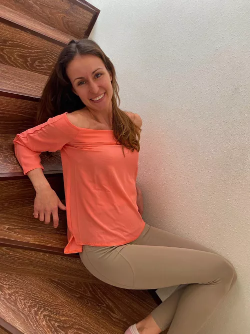 I lay down on the stairs waiting for attention from you.