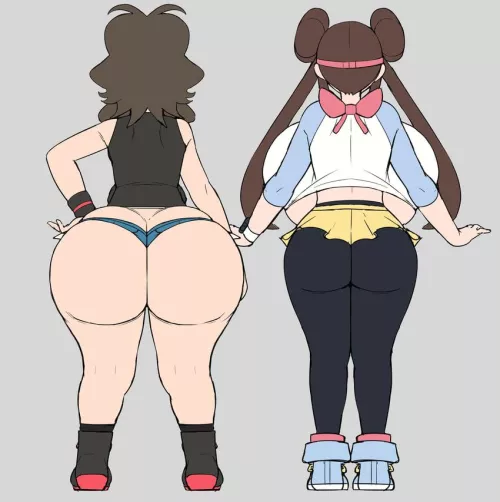 look at those two ass