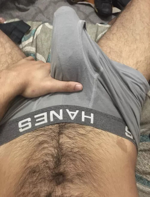 Lots of cum build up 